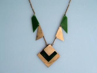 Halskette Bauhausstil. Jakob Bengel, um 1932 