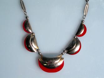 Halskette Art déco. Jakob Bengel, um 1930 