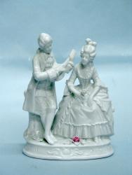 Rokoko-Figurengruppe. Sitzendorfer Porzellan - neu - UVP 94.50 