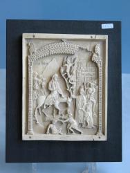 Mittelalterliches Relief. Museumsreproduktion 