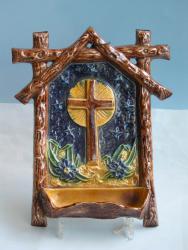 Altes Taufbecken Majolika 