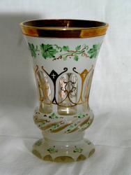 Fußglas. Böhmen um 1920 