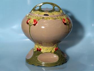 Jugendstil-Bowle. Böhmen um 1905 