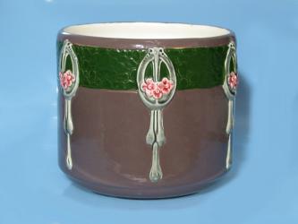 Jugendstil-Cachepot. Böhmen um 1910 