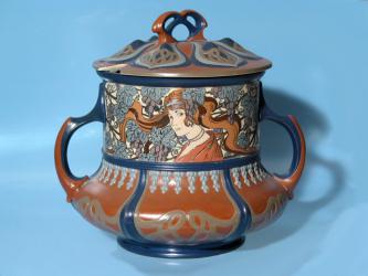 Jugendstil-Bowle Mod. 2814. Mettlach, 1904 