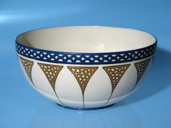 Jugendstil-Schüssel Mod. 3352. Mettlach, 1913 