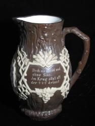 Schenkkrug. Mettlach um 1870 