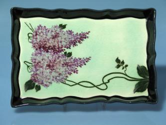 Wanddekorplatte. Julius Dressler, um 1900 