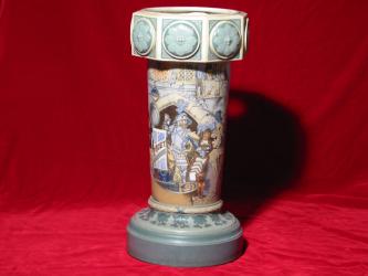 Bierzapfsäule. Mettlach, um 1910 