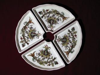 Anbietschale 4tlg. Um 1920 