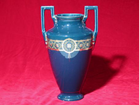 Amphoren-Vase. Boch Frères, um 1890 