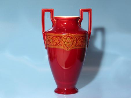 Amphoren-Vase. Boch Frères, um 1890 