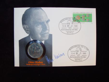 Numisbrief - Otto Hahn 