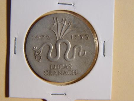 20 Mark - 1972 Lukas Cranach d. Ä. - vz-st 