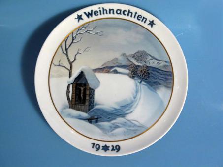 Weihnachtsteller. Rosenthal, um 1929 