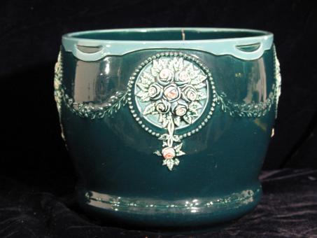 Jugendstil-Cachepot. Eichwald um 1900 