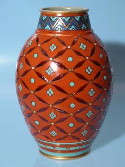 Mosaikvase Mod. 1885. Mettlach, 1888 