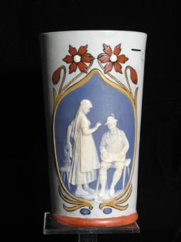 Jugendstil-Becher. Mettlach, 1907 