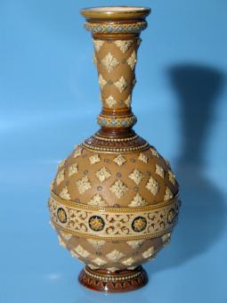 Mosaikvase Mod. 1241. Mettlach, um 1895 