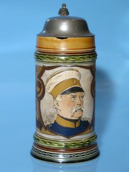 Bismarck-Bierkrug Mod. 1794. Mettlach, 1908 