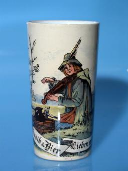 Steingut-Becher Mod. 1794. Mettlach, um 1870 