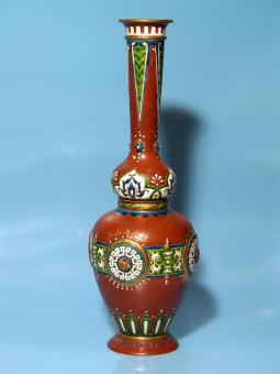 Mosaikvase Mod. 2059. Mettlach, um 1891 